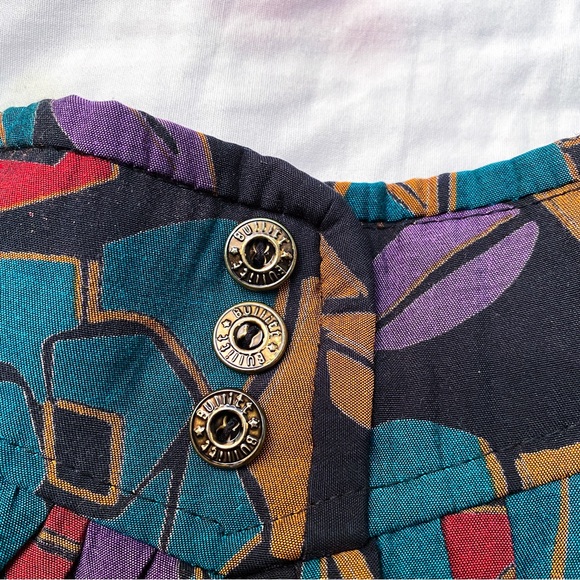 Vintage jewel-toned pleated skirt - Picture 8 of 12